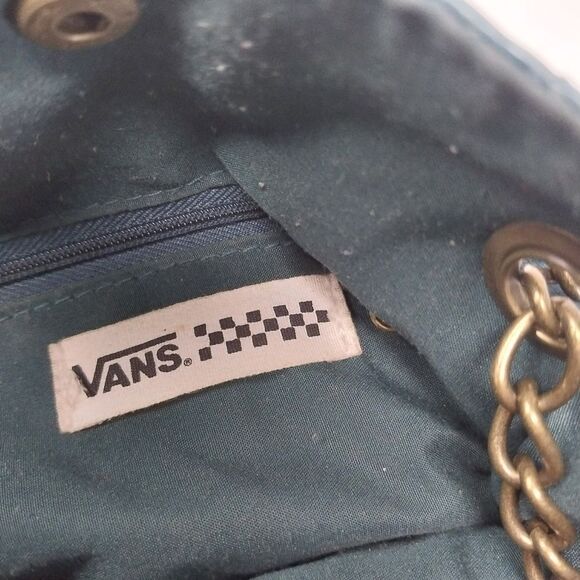 Dark green VANS Shoulder bag with Chain Strap. - Picture 8 of 15